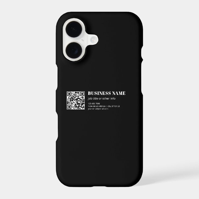 Custom QR code & Editable Retro-Modern Text (Back)