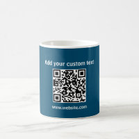 Custom Qr code green minimalist coffee