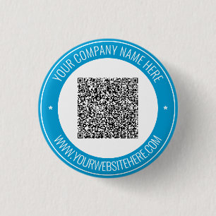 Custom QR Code Info Custom Text and Colours Button