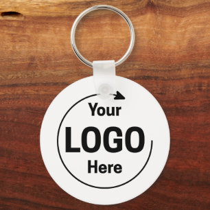 Custom QR Code Logo Business Key Ring