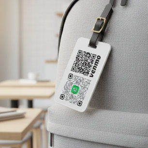 Custom QR Code Luggage Tag
