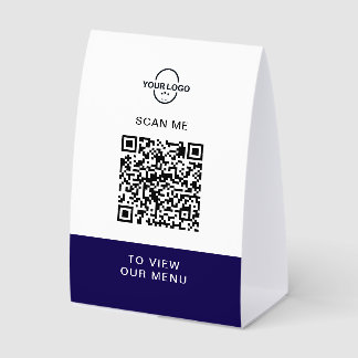 Custom QR Code Menu Stand | Contactless Restaurant