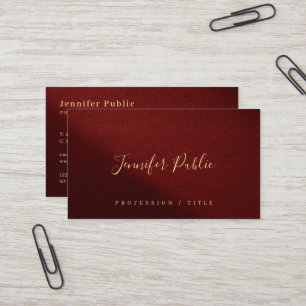 Custom QR Code Modern Template Calligraphy Script Business Card
