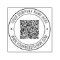 Custom QR Code Name Website Business Round Stamp