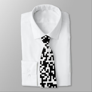 Custom QR Code Neck Tie Design Your Own