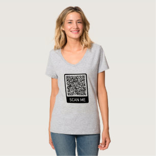 Custom QR Code Personalised T-Shirt