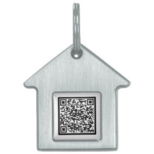 Custom QR Code Pet ID Profile  Tag