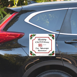 Custom QR Code Restaurant Merry Christmas