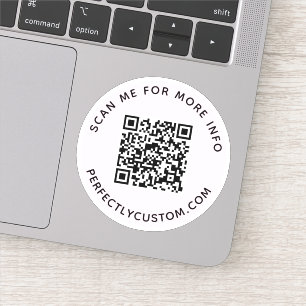Custom QR code Scan me for more info light pink