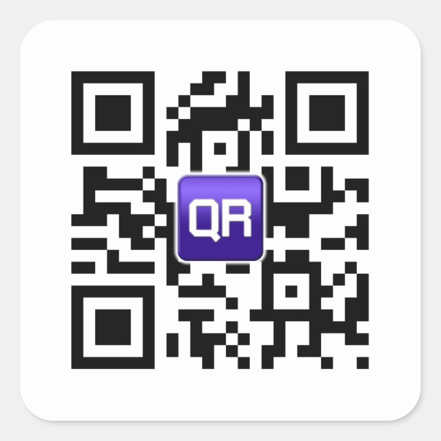 Custom QR Code Stickers (Front)
