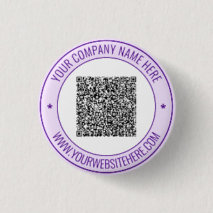 Custom QR Code Text and Colours Promotional Button