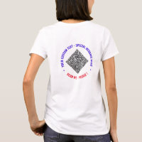 Custom QR Code Text Your Own Design Funny T-Shirt