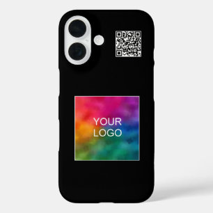 Custom QR Code Upload Your Own Logo Promotional iPhone 16 Case