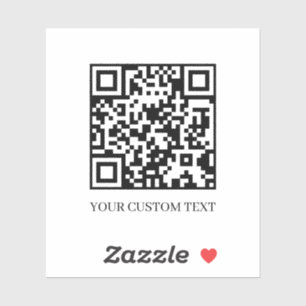 Custom QR Code Upload Your Own Text Design