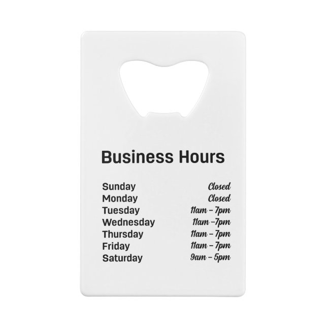 Custom QR Code with Business Hours   (Back)