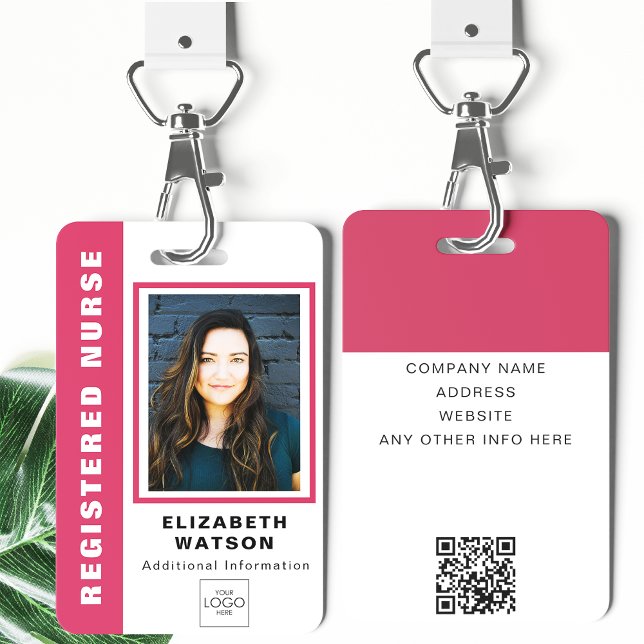 Custom QR Code With Your Logo Company Event ID Bad ID Badge (Creator Uploaded)