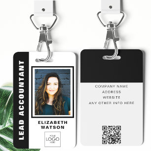 Custom QR Code With Your Logo Company Event ID Badge
