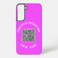 Custom QR Code Your Special Message Modern Gift