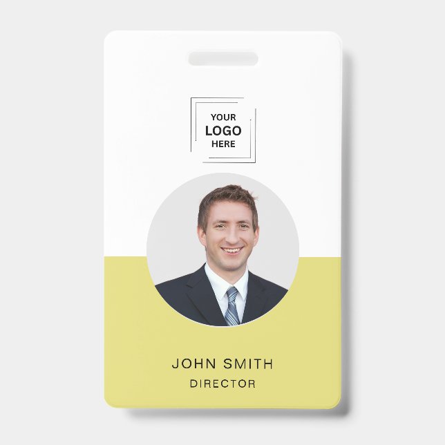 Custom QR Employee Access Identity Design ID Badge (Front)
