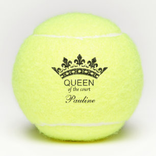 Custom Queen of the Court Tennis Balls