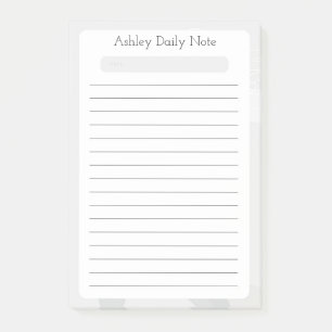 Custom Quick Daily Notes Design