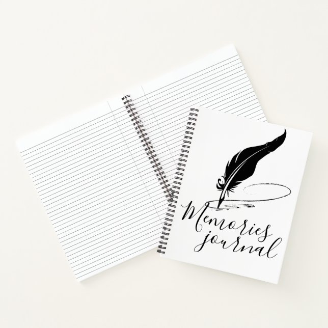 Custom quill pen  journal (Inside)