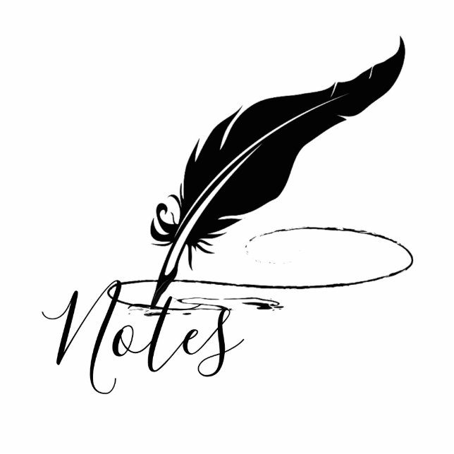 Custom quill pen magnet photo sculpture magnet (Front)