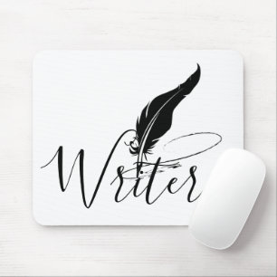 Custom quill pen  mouse mat