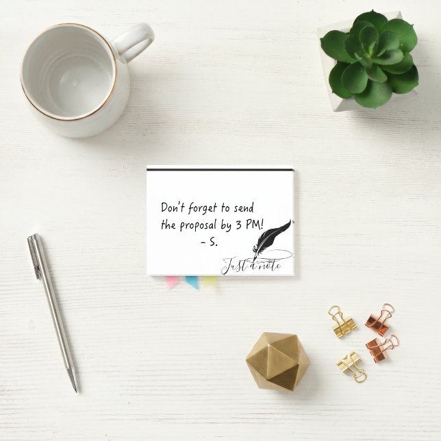 Custom quill pen  post-it notes (Creator Uploaded)