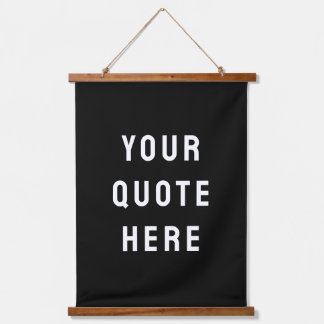 Custom Quote Banner Personalised Your Quote Wall Hanging Tapestry