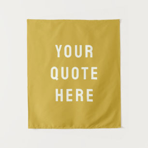 Custom Quote Banner Personalised Your Quote Wall Tapestry