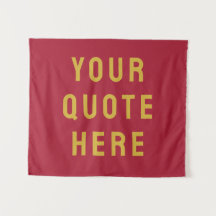 Custom Quote Banner Personalised Your Quote Wall