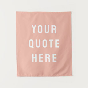 Custom Quote Banner Personalised Your Quote Wall Tapestry