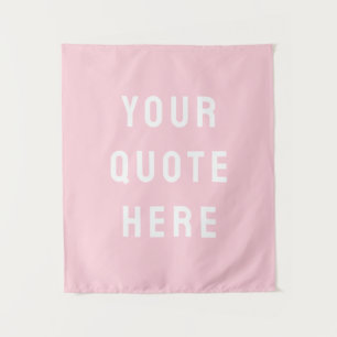 Custom Quote Banner Personalised Your Quote Wall Tapestry