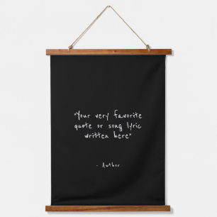 Custom quote - create your own  hanging tapestry