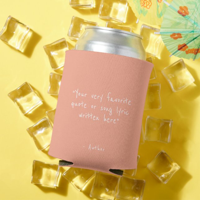Custom quote - create your own peach can cooler (In Situ Summer)
