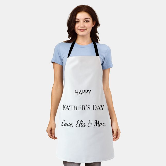Custom Quote Design for Dad’s Special Day Apron (Worn)