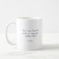 Custom quote in blue- create your own