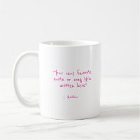 Custom quote in pink - create your own