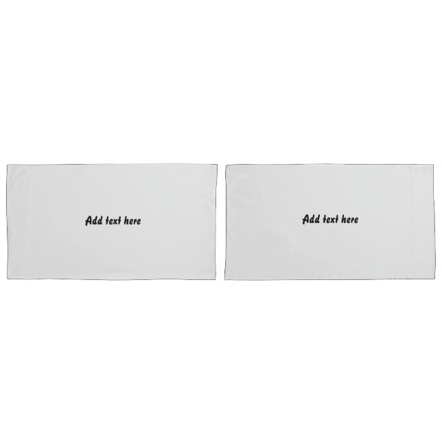 Custom Quote Off Pillowcases – Personalized Bedr (Front-Set)
