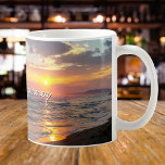 Custom Quote or Text Personalised Photo Coffee Mug<br><div class="desc">Upload a photo, customise the text, and easily create your personalised coffee mug. You can TRANSFER this DESIGN on other Zazzle products and adjust it to fit most of the Zazzle items. Standard Studio designs are made in high-resolution vector graphics for a professional print. Thank you for choosing our designs...</div>