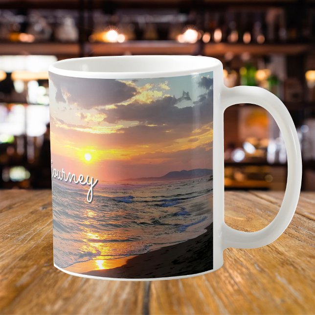 Custom Quote or Text Personalised Photo Coffee Mug (Creator Uploaded)