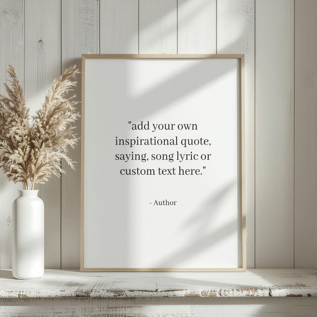 Custom Quote Poster (Creator Uploaded)