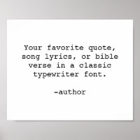 Custom Quote Print / Custom Quote Maker