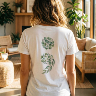 Custom Quote Sage Green Semicolon Nature Healing  T-Shirt