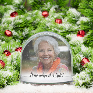 Custom Quote Saying Photo Personalised Keepsake Snowglobe