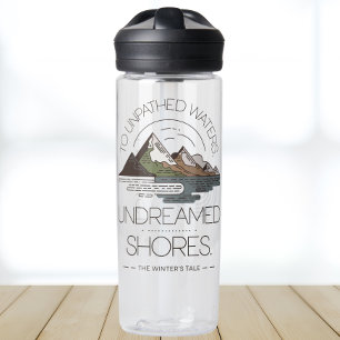 Custom Quote Simple Explorer Inspirational Water Bottle