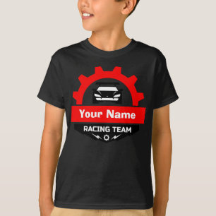 Custom Racing Team Emblem T-Shirt