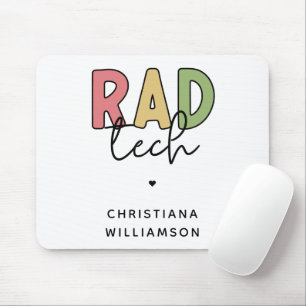 Custom Rad Tech Radiologic Technologist Radiology Mouse Mat