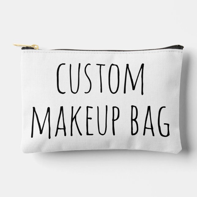 Custom Rae Dunn Text Pouch | Personalised Gifts  (Front)